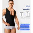 Mens Zipper Front Compression Fitness Vest