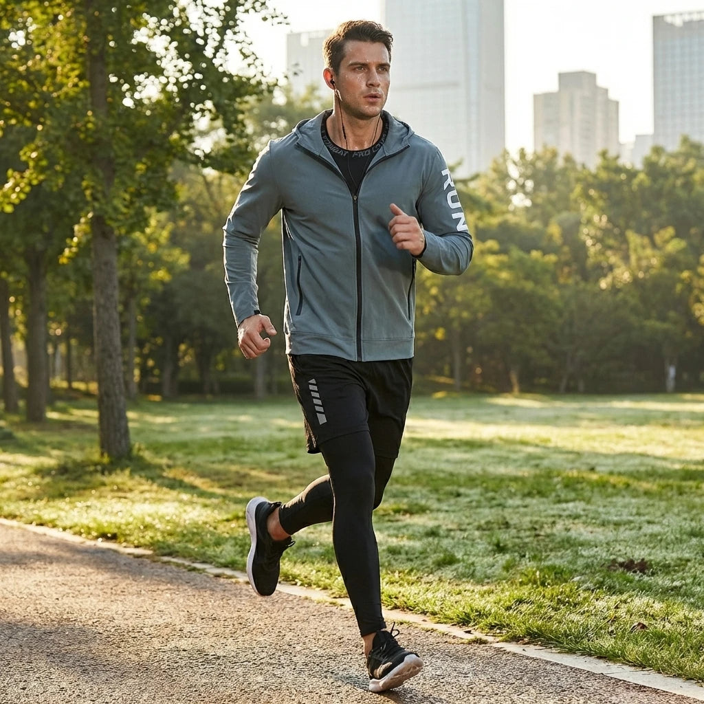 Chaqueta cortavientos deportiva
