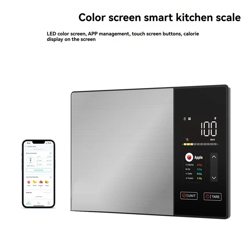 Báscula de cocina con calculadora nutricional 5kg