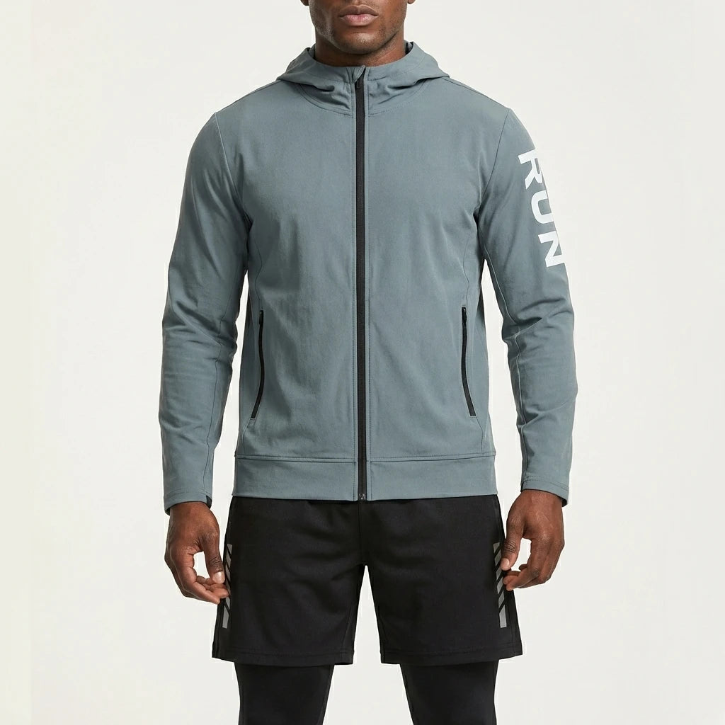 Chaqueta cortavientos deportiva