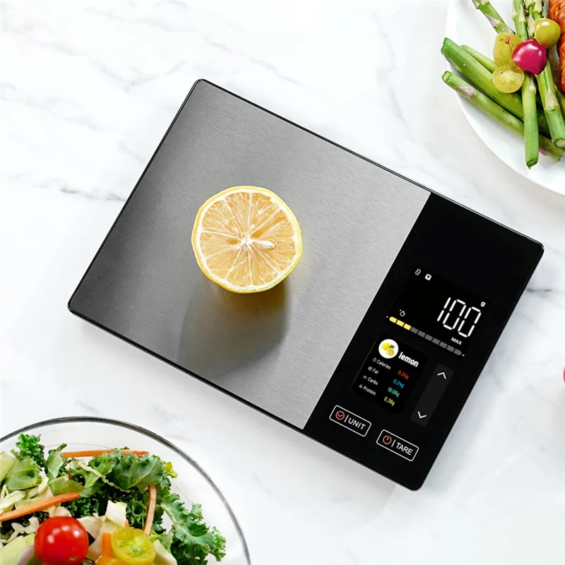 Báscula de cocina con calculadora nutricional 5kg