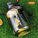 Large Capacity 2 Liter Water Bottle with Straw Lid Sports Gym Water Kettle for Camping Travel BPA Free Drinking Bottles
