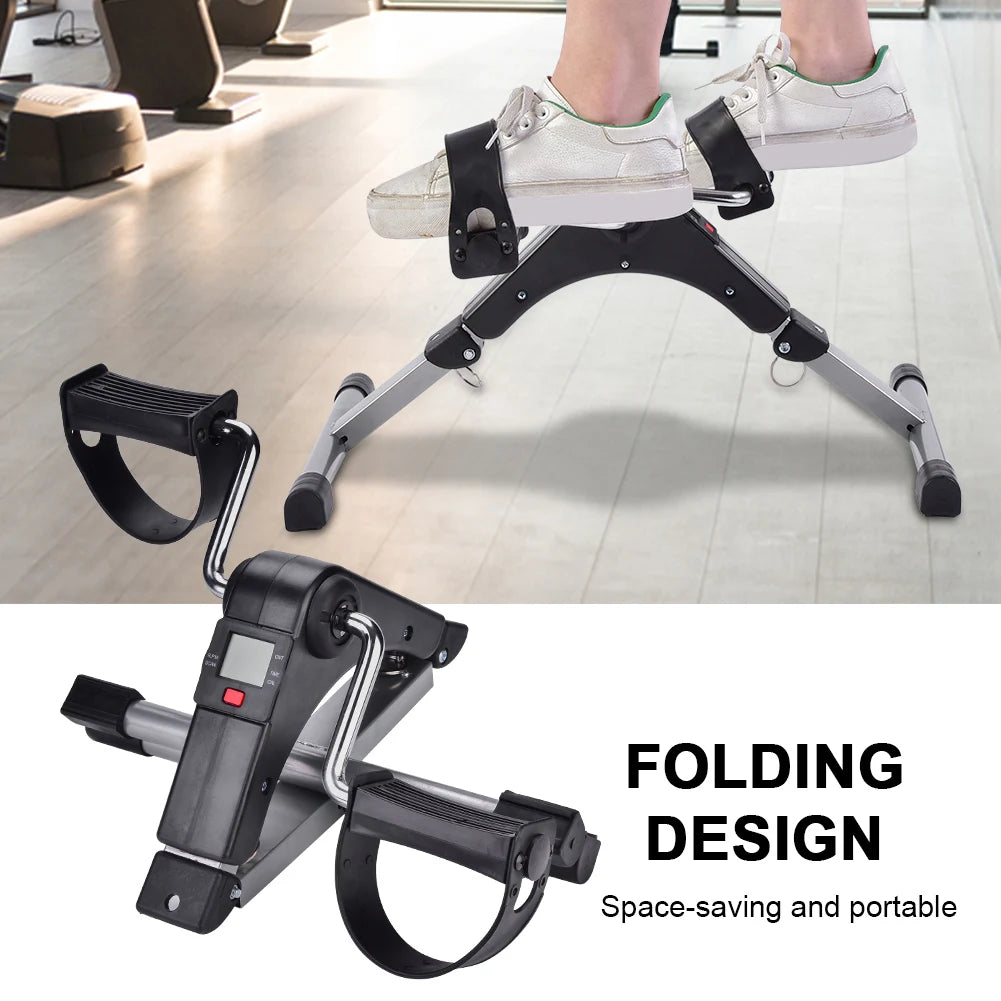 Bicicleta/stepper plegable para entrenamiento en casa