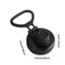 Replace Universal Straw Lid Flex Caps Fits Most Wide Mouth Bottles for Hydro Bottles 14 18 21 24 32 40 60 oz Water Bottle Flask
