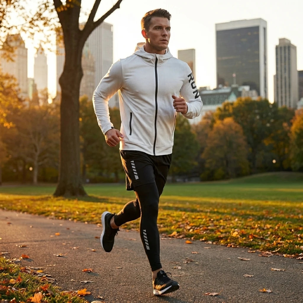 Chaqueta cortavientos deportiva