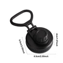 Replace Universal Straw Lid Flex Caps Fits Most Wide Mouth Bottles for Hydro Bottles 14 18 21 24 32 40 60 oz Water Bottle Flask