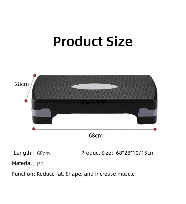 Stepper antideslizante para cardio y yoga en casa