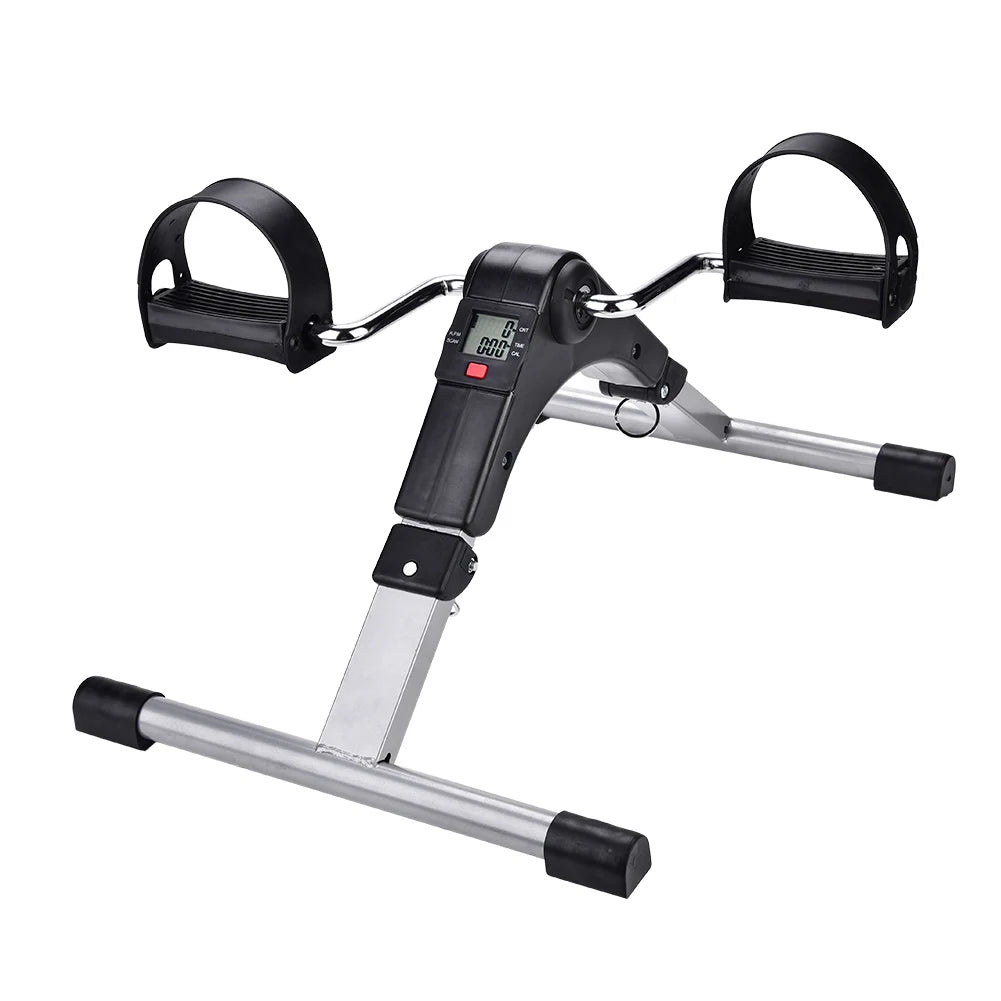 Bicicleta/stepper plegable para entrenamiento en casa