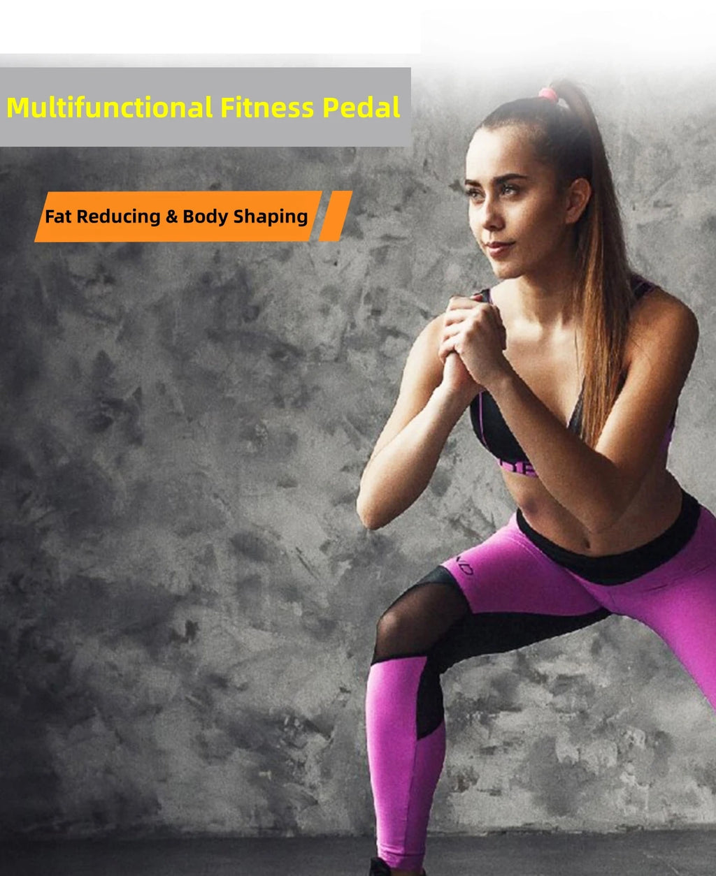 Stepper antideslizante para cardio y yoga en casa