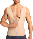 Mens Zipper Front Compression Fitness Vest