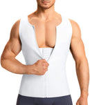 Mens Zipper Front Compression Fitness Vest